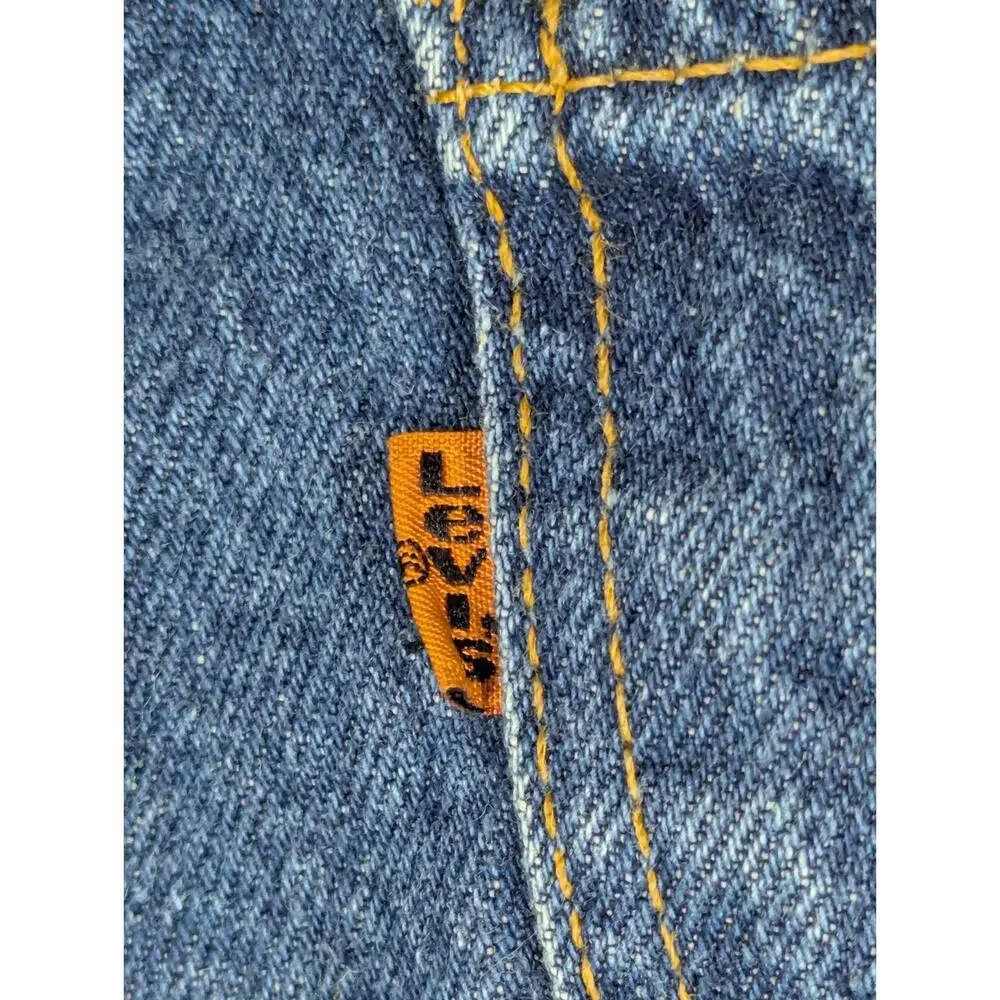 Vintage 1988 Levi's 505 Orange Tab Made in USA Jeans Mens 36x30 (measures 33x27)